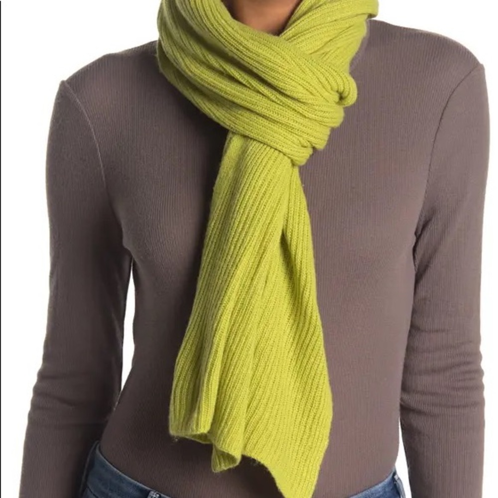 Portolano Ribbed Knit Wrap Scarf